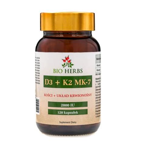 WITAMINA D3 + K2 MK-7 Bio Herbs