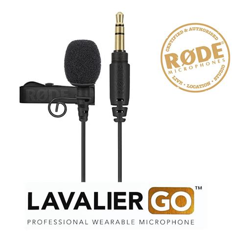 Rode Lavalier Go Professional Lapel Wearable Microphone Lavgo