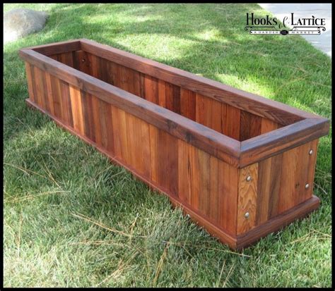 Commercial Redwood Planters Redwood Planter Boxes Redwood Planter