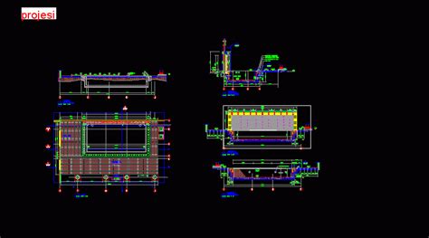 Havuz Dwg Projesi Autocad Projeler