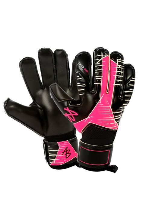 AB1 Golmanske Rukavice Uno 2 0 Black Volt In HOT Pink Sportzon