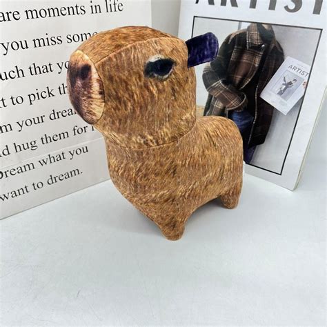 Имитация капибары, плюшевая игрушка капибара, мультяшная капибара ...