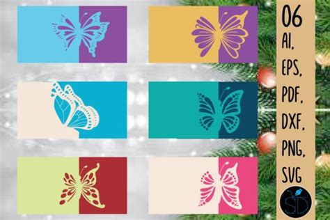 Cricut Butterfly Card SVG Bundle Graphic by STCrafts · Creative Fabrica