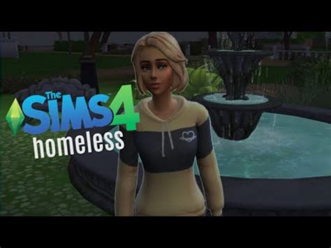 The Sims 4 HOMELESS CHALLENGE EP 1 Living In The Park YouTube