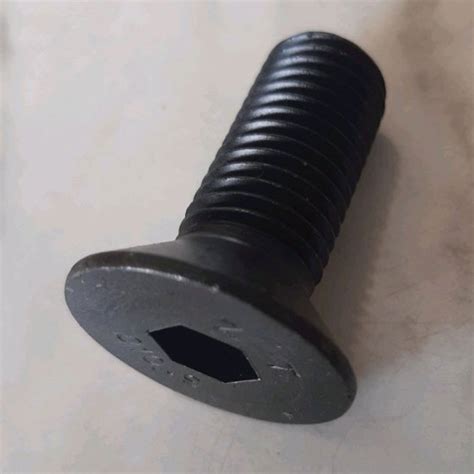 Black Mild Steel Allen Csk Bolt Grade En Size Inch Diameter