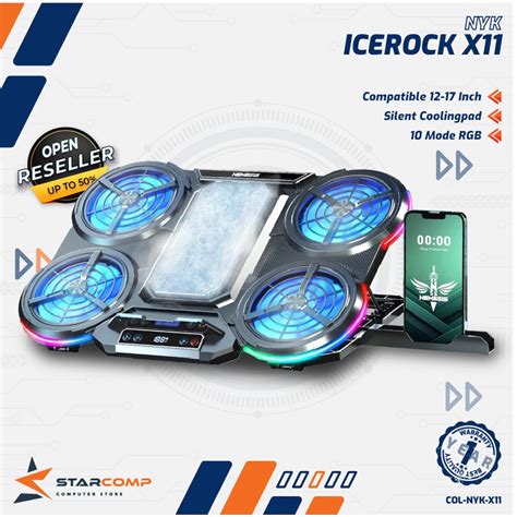 Nyk Nemesis X Icerock Cooling Pad Thermoelectric Cooler Rgb X