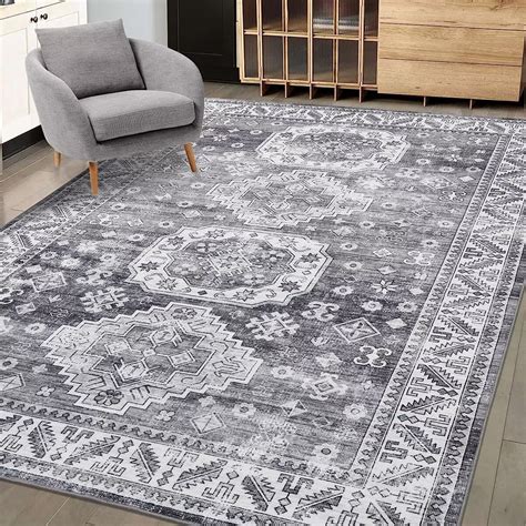 HOMERRY 8 X 10 Area Rugs For Living Room Vintage Rug Indoor