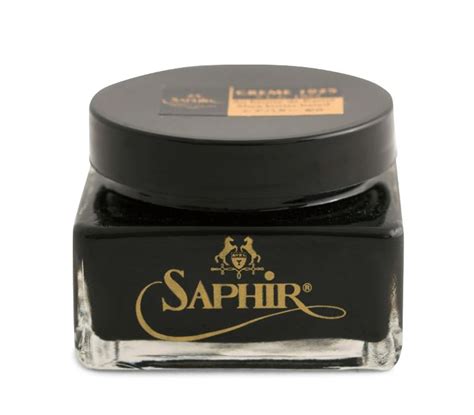 Saphir Shoe Cream No.1 Black 75 ml Glass - Game & Gun Premium jagttøj ...