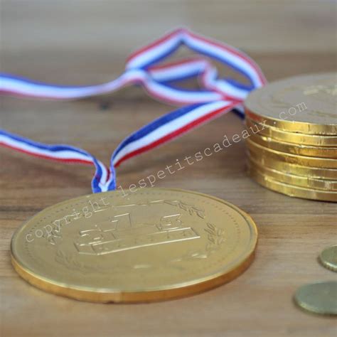 Médaille en chocolat géante