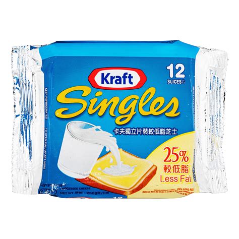 Kraft Cheese Slices - 25% Less Fat | NTUC FairPrice