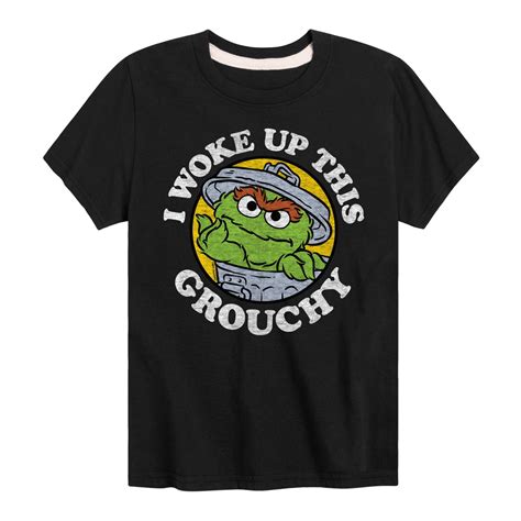 Sesame Street - Woke Up This Grouchy - Toddler and Youth Short Sleeve
