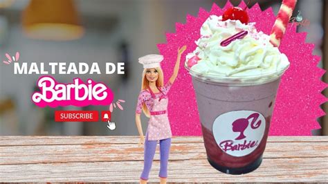 Malteada Barbie Facil R Pida Y Econ Mica Reposteandoconsarita Youtube