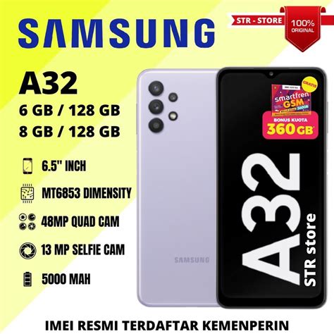 Jual Samsung Galaxy A32 8 128 Gb Samsung Galaxy A32 6 128 Gb 100