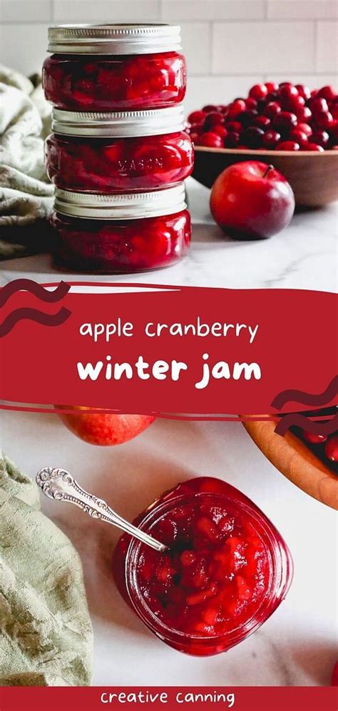 Cranberry Apple Jam Recipe In 2024 Winter Jam Recipe Jam Recipes