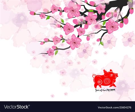 Chinese New Year Plum Blossoms