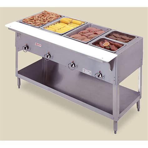 Duke E304 Aerohot Electric Hot Food Table Stationary 4 Wells 58 3 8 W Elite Restaurant