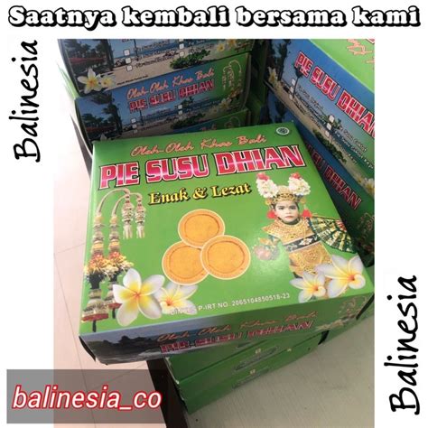 Jual Pie Susu Dhian Bali Isi Pcs Rasa Original Shopee Indonesia