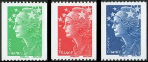 2008 FRANCE N4239 4241 Marianne de Beaujard Série Timbres de