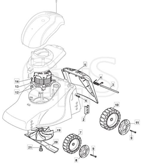 EL 350 2008 2013 297353653 UM8 Mountfield Rotary Mower Blade