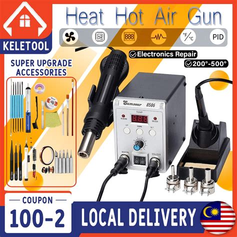 Heat Hot Air Gun Desoldering Soldering Station Air Blower Rework Station In Rework