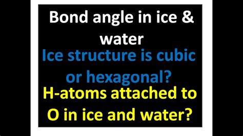 Mdcat Structure Of Ice Hydrogen Bonds In Ice Ice Floats In