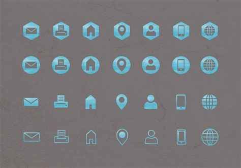 watercolor blue contact icons blue digital contact buttons blue