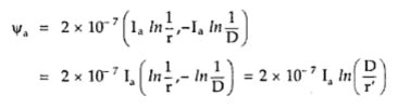 Inductance Of Three Phase Lines With Equilateral And Symmetrical Spacing