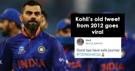 Virat Kohlis Another Old Tweet Goes Viral Rvcj Media