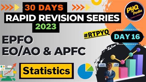 DAY 16 L STATISTICS L 30 Days Revision Plan For UPSC EPFO EO AO APFC