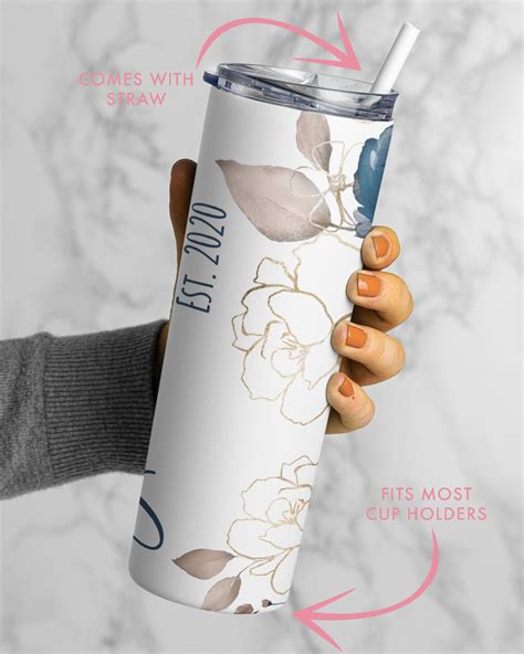 Grammie Tumbler Personalized Grammie Est Tumbler Grammie Etsy