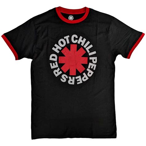 RED HOT CHILI PEPPERS Classic Asterisk RINGER TSHIRT Unkind Merchandise Oficial Produtos