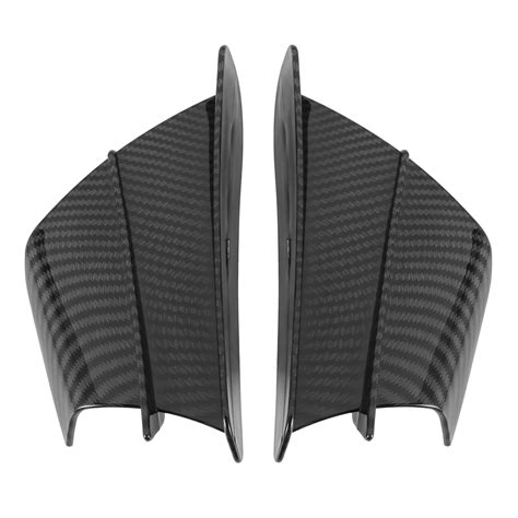 Motorcycle Fairing Front Aerodynamic Winglets Carbon Fiber Windshield