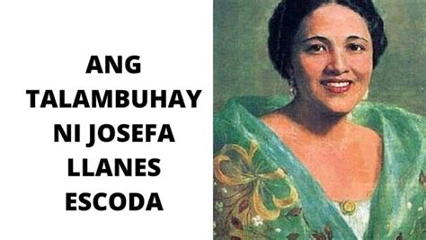 Talambuhay ni Josefa Llanes Escoda - Aralin Philippines