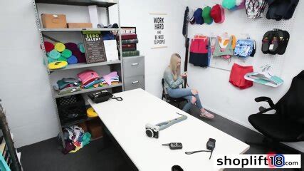 Perverted Policeman Banged Petite Blonde Teen In His Dirty Office