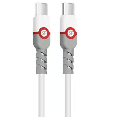 SUPA FLY 1.5m 65W Type C To Type C Cable – White - MTN Deals