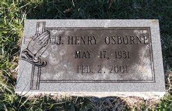 Joseph Henry Osborne 1931 2001 Mémorial Find a Grave