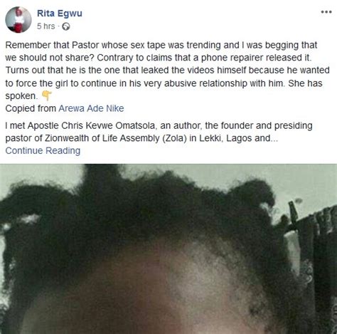 Viral Sex Tape Of Lagos Pastor Cleric Allegedly Released Video Himslef Christianity Etc