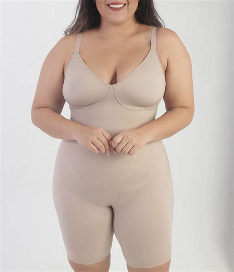 Modelador Macaquinho Vi Lingerie Control Plus Size Lingerie Br