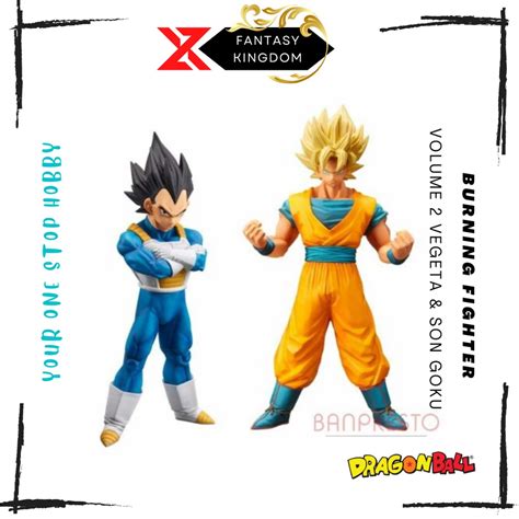 Dragon Ball Z Burning Fighters Volume 2 Vegeta Son Goku Stock Ready