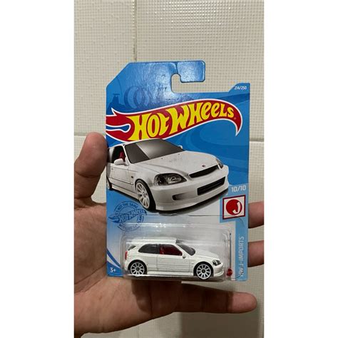 Jual Hot Wheels Honda Civic Type R Ek Putih White Shopee Indonesia