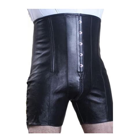 Corset Mens Corset Lockable Corset Gay Leather Corset Heavy Cow Leather Male Corset Steel
