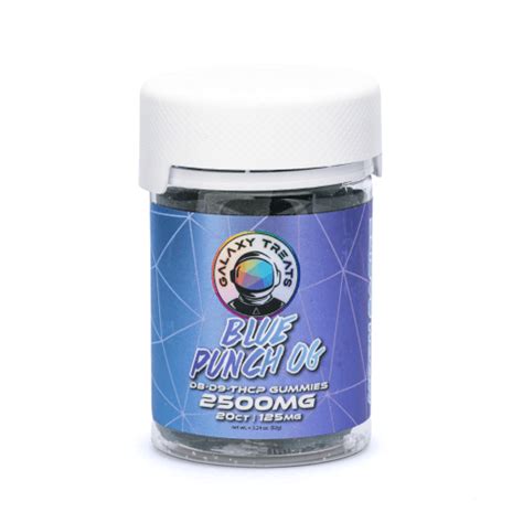 Shop Galaxy Treats Delta Delta Thcp Gummies Blue Punch Og