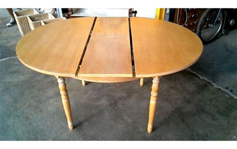 Achat Table Ronde Allonge Integree Occasion Ales Troc