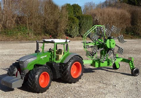 Rc Traktor Fendt Schwader Anh Nger In Xl L Nge Cm