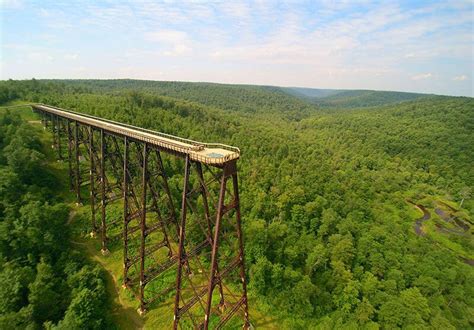 Allegheny National Forest Kinzua Sky Walk Adventure Guide Map