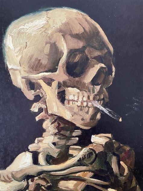 Vincent Van Gogh Schädel mit Zigarette Skull with the Catawiki