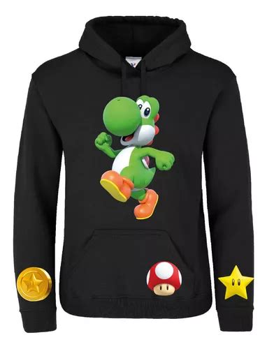 Sudadera Yoshi Clasica super Mario Meses sin interés