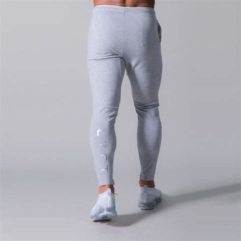 Pantalon de jogging pour hommes de course moulant survêtement Gray