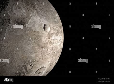 Digitally Generated Photograph Of The Dwarf Planet Ceres Stock Photo