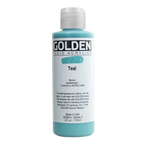 Golden Fluid Acrylic 4 Oz Risd Store